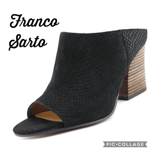 franco sarto mules black